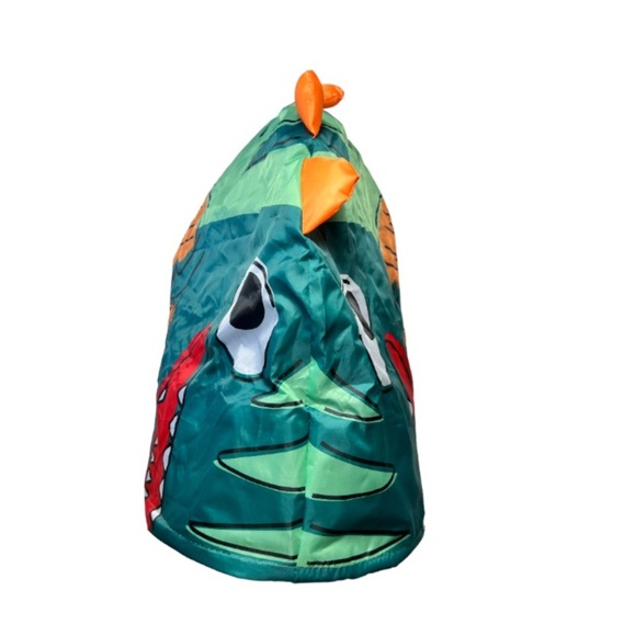 Dinosaur Cat Cave Collapsible Hideaway 18.5"L x 11.5"W x 10"H - Picture 5 of 11